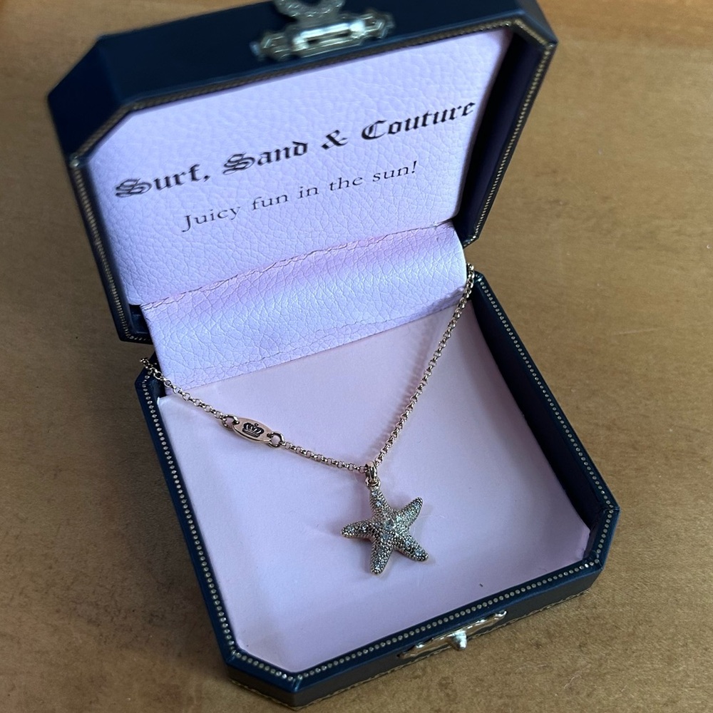 Juicy Couture Gold Starfish Necklace
